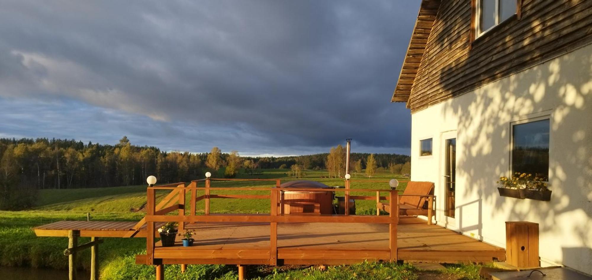 Guesthouse, Sauna & Jacuzzi In Gauja Valley - Kakukalns Straupe Exterior foto