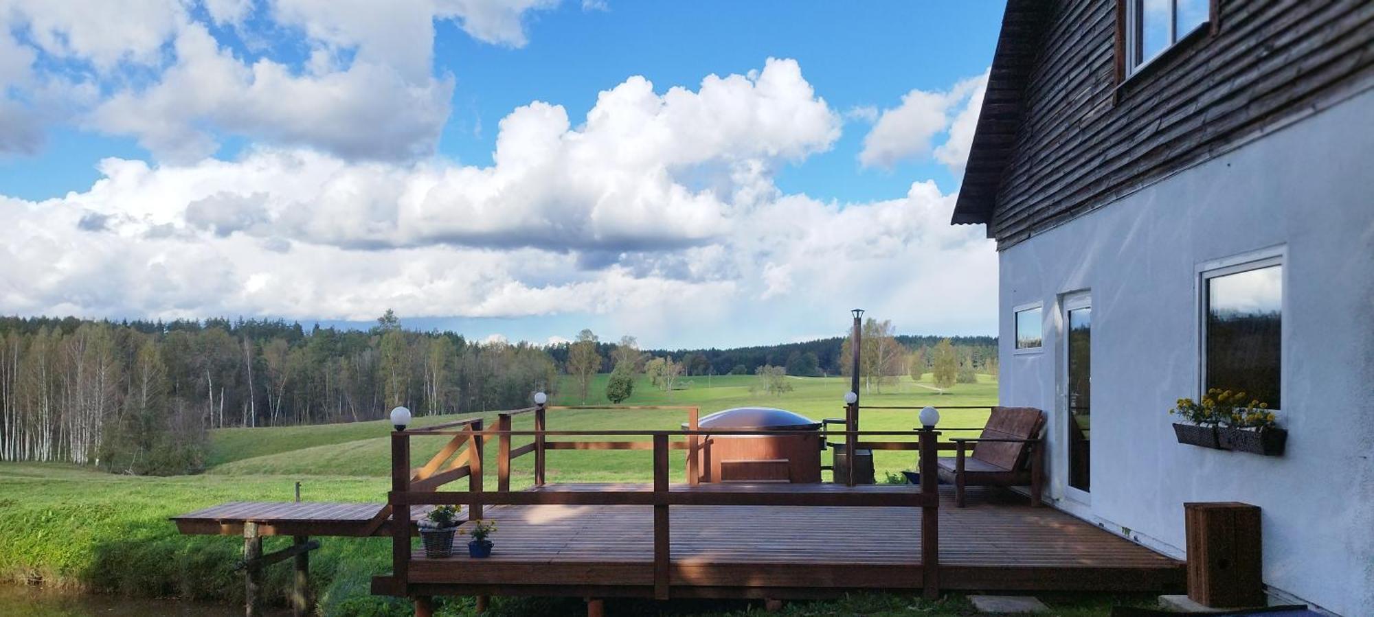 Guesthouse, Sauna & Jacuzzi In Gauja Valley - Kakukalns Straupe Exterior foto