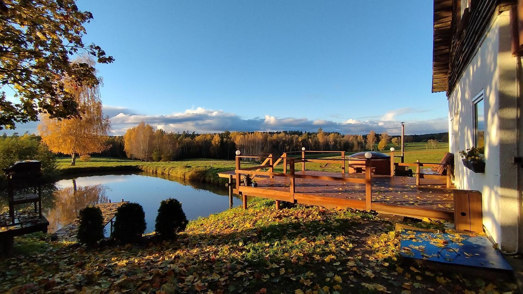 Guesthouse, Sauna & Jacuzzi In Gauja Valley - Kakukalns Straupe Exterior foto